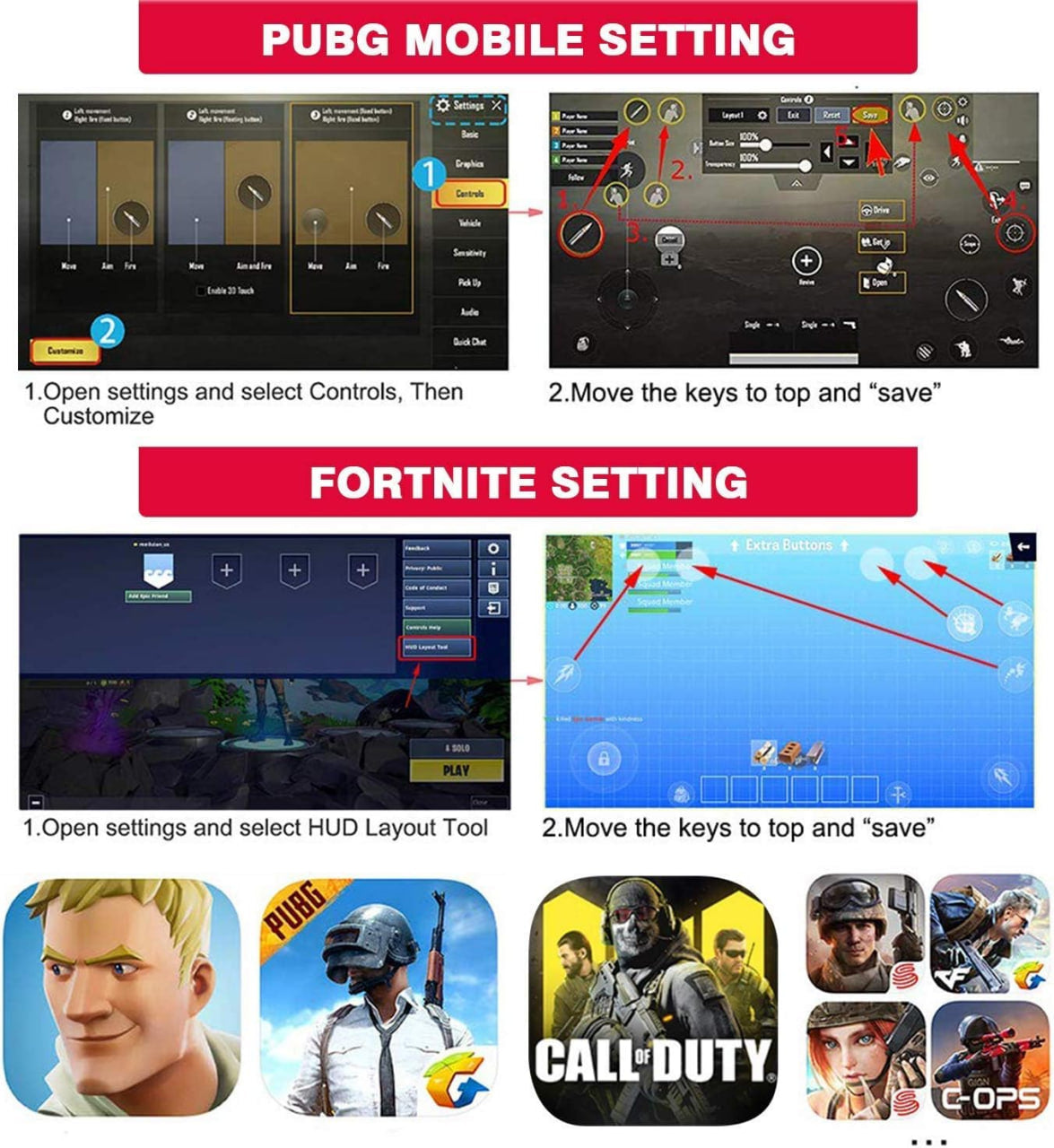 Six Fingers Claw Mobile Handle